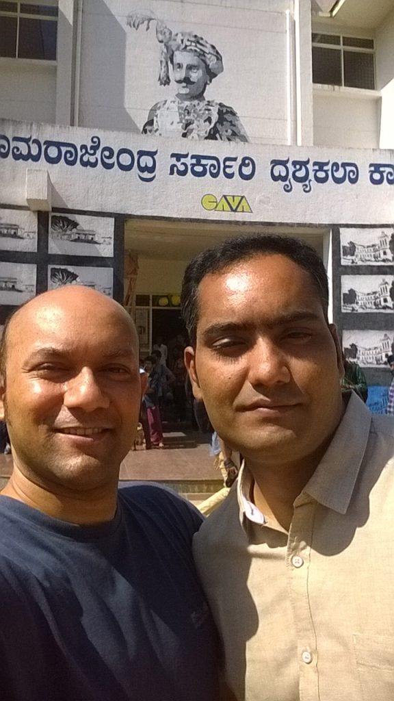 Vichar and I – proud alumni of our beloved Cava