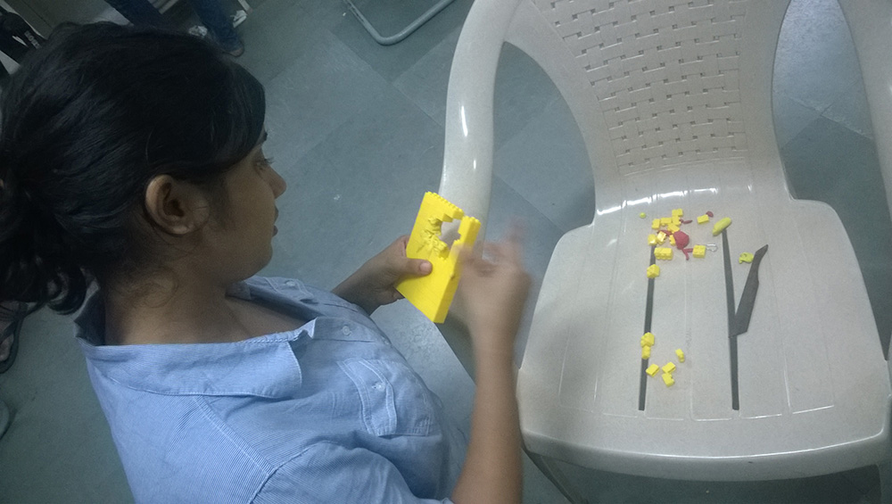 Students build wireframe armatures and shoot action tests.