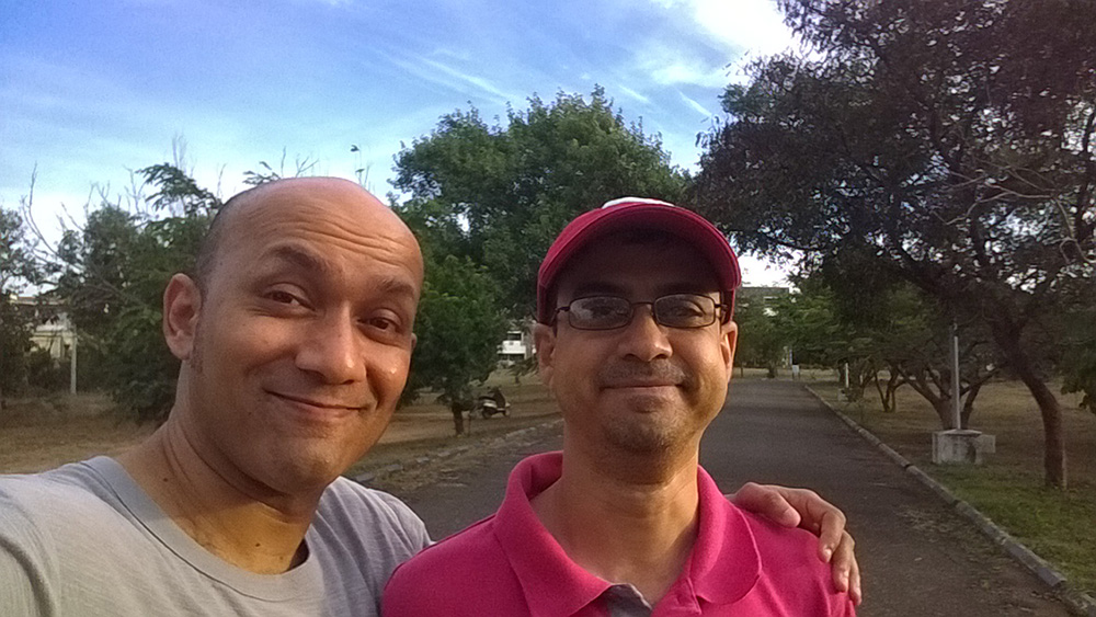 With senior mentor and dear friend Prosenjit Ganguly