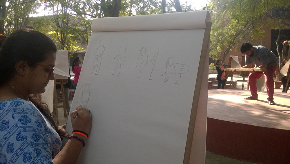 Different artists, different approaches to sketching.