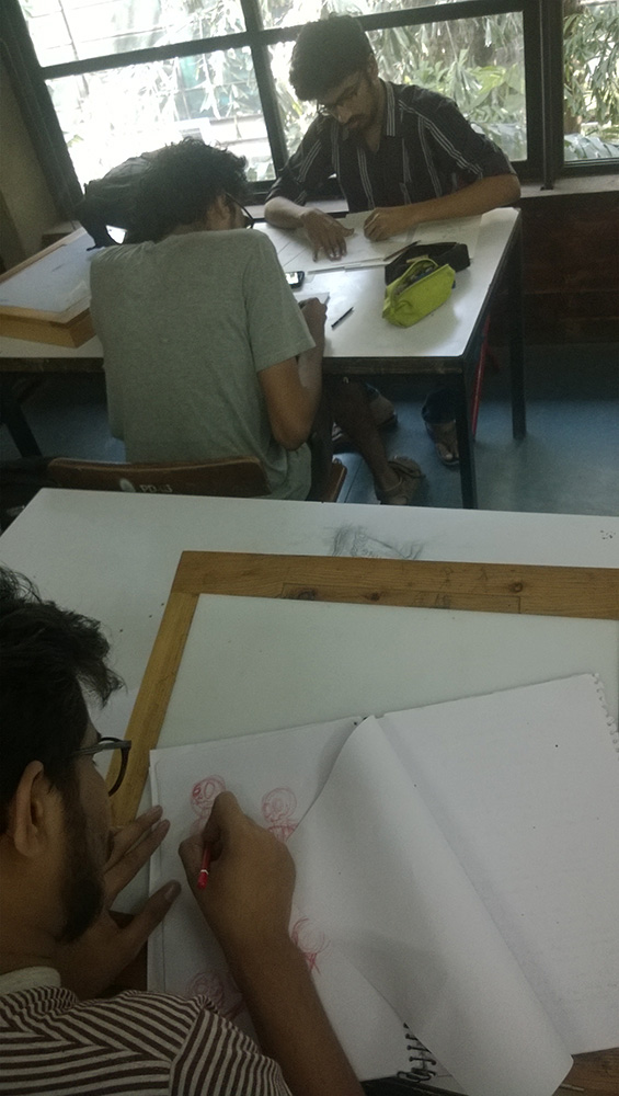 Action at the animation studio!