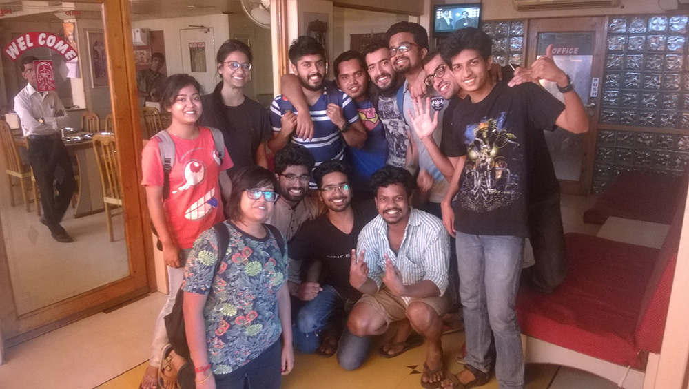 Lunch with the entire batch on the final day!